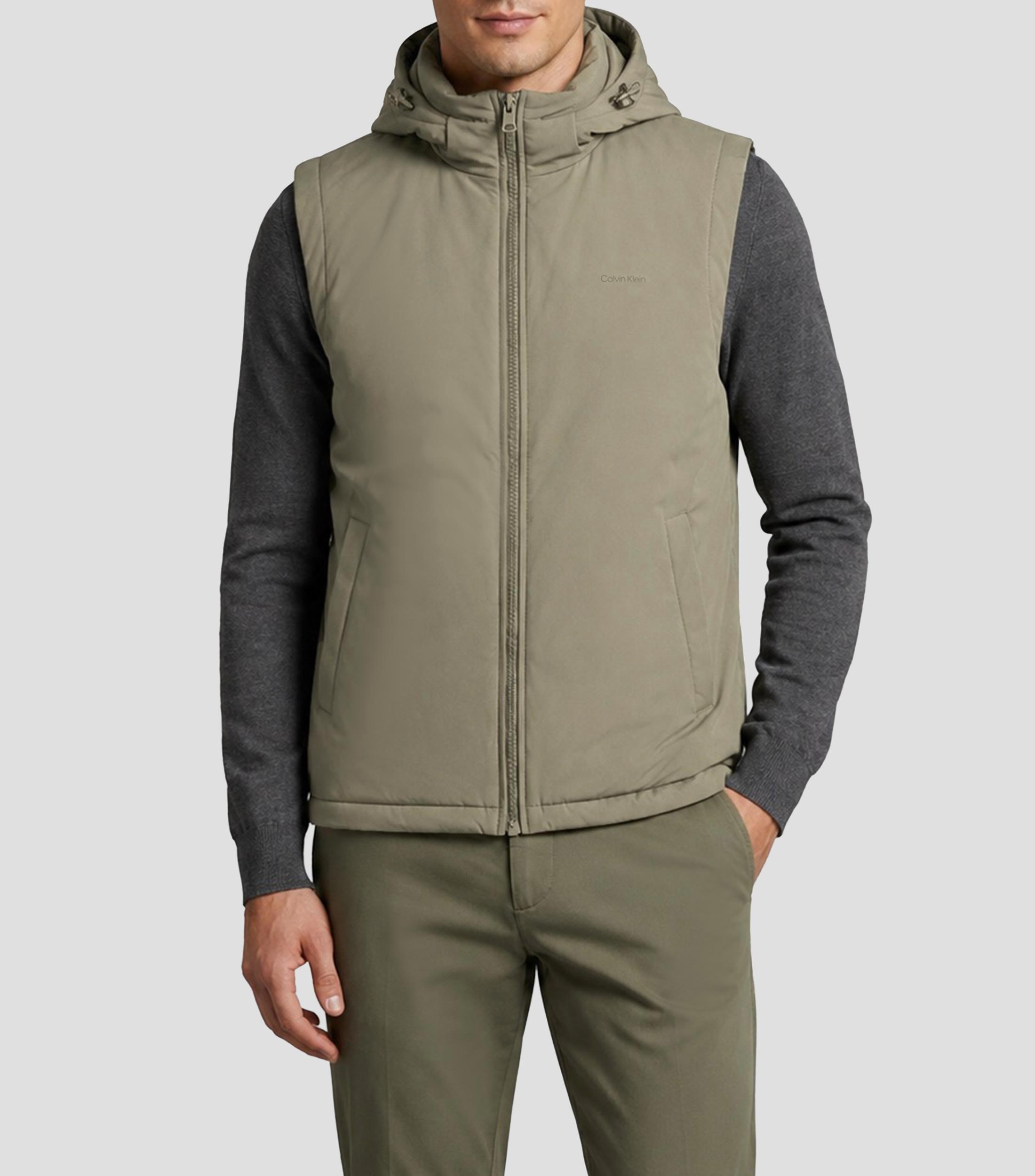 Chaleco con capucha Hombre